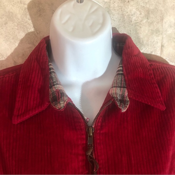 Rustic Outfitters Corduroy Zipper-Down Blouse - Picture 2 of 10